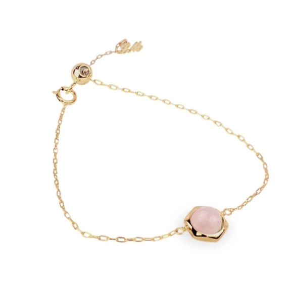 La Meno Hexagon Rose🌹Quartz💎Bracelet - Picture 15 of 15